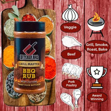 Load image into Gallery viewer, BBQ Rub: For Beef, Pork, Chicken & Vegetables