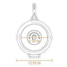 Load image into Gallery viewer, Lodge Blacklock 12 Inch Triple Seasoned Cast Iron Skillet