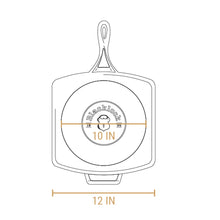 Load image into Gallery viewer, Blacklock *65* 12 Inch Triple Seasoned Cast Iron Grill Pan
