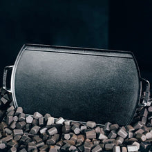 Load image into Gallery viewer, Lodge Blacklock Lightweight Cast Iron Double Burner Griddle