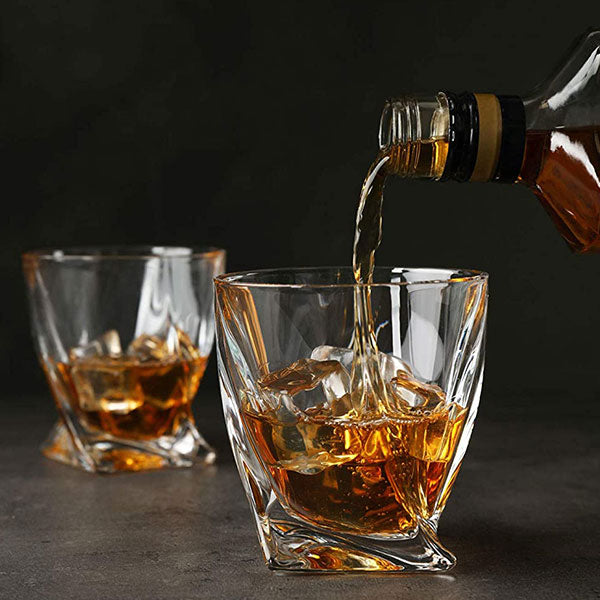 Bezrat Old Fashioned Twisted Whiskey Glass – Cast Iron Company