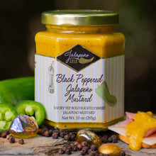 Load image into Gallery viewer, Black Peppered Jalapeño Mustard