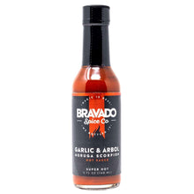 Load image into Gallery viewer, Bravado Spice Co. Árbol Chili & Garlic Moruga Scorption Hot Sauce