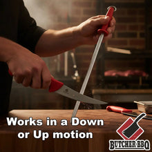 Load image into Gallery viewer, Butcher BBQ Knife Sharpening Steel