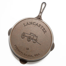 Load image into Gallery viewer, Lancaster No. 10 Cast Iron Skillet