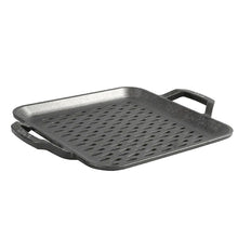 Load image into Gallery viewer, Lodge 11 inch Cast Iron Square Grill Topper