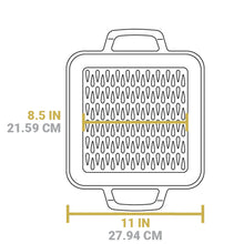 Load image into Gallery viewer, Lodge 11 inch Cast Iron Square Grill Topper