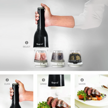 Load image into Gallery viewer, FinaMill Spice Grinder - Midnight Black