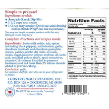 Load image into Gallery viewer, Avocado Ranch Dip Mix