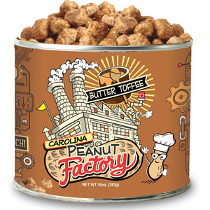 1949 Nut Company Carolina Peanut Factory - 10 oz Butter Toffee Peanuts