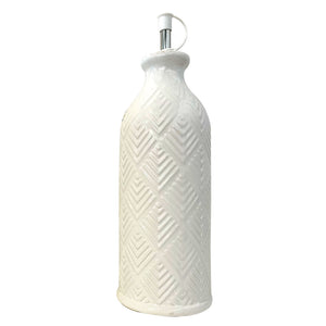 Artisan Collection Oil/Vinegar Cruet Bottle - Diamond Waves