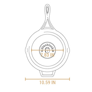 Lodge Blacklock 10.25 Inch Triple Seasoned Cast Iron Skillet