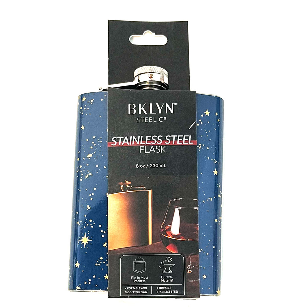 BKLYN Stainless Steel Flask – Celestial Blue