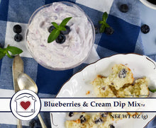 Load image into Gallery viewer, Blueberries &amp; Cream Dip Mix
