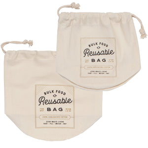 Bulk Grocer Bags Set of 2 – Eco-Friendly Cotton Bags