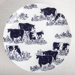 Melamine Dinner plate-Til' The Cows Come Home 10.5"