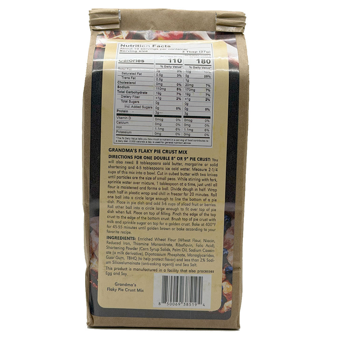 Cast Iron Company Grandma's Flaky Pie Crust Mix