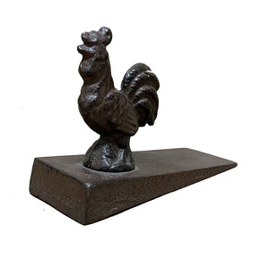 Cast Iron Rooster Wedge Door Stop