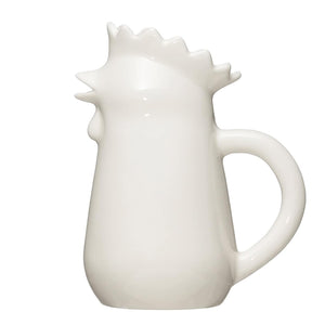 Stoneware Chicken Creamer