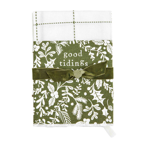 Christmas Kitchen Towels-Good Tidings/Evergreen