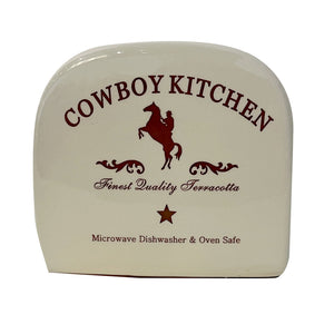 Cowboy Kitchen Terracotta Napkin Holder