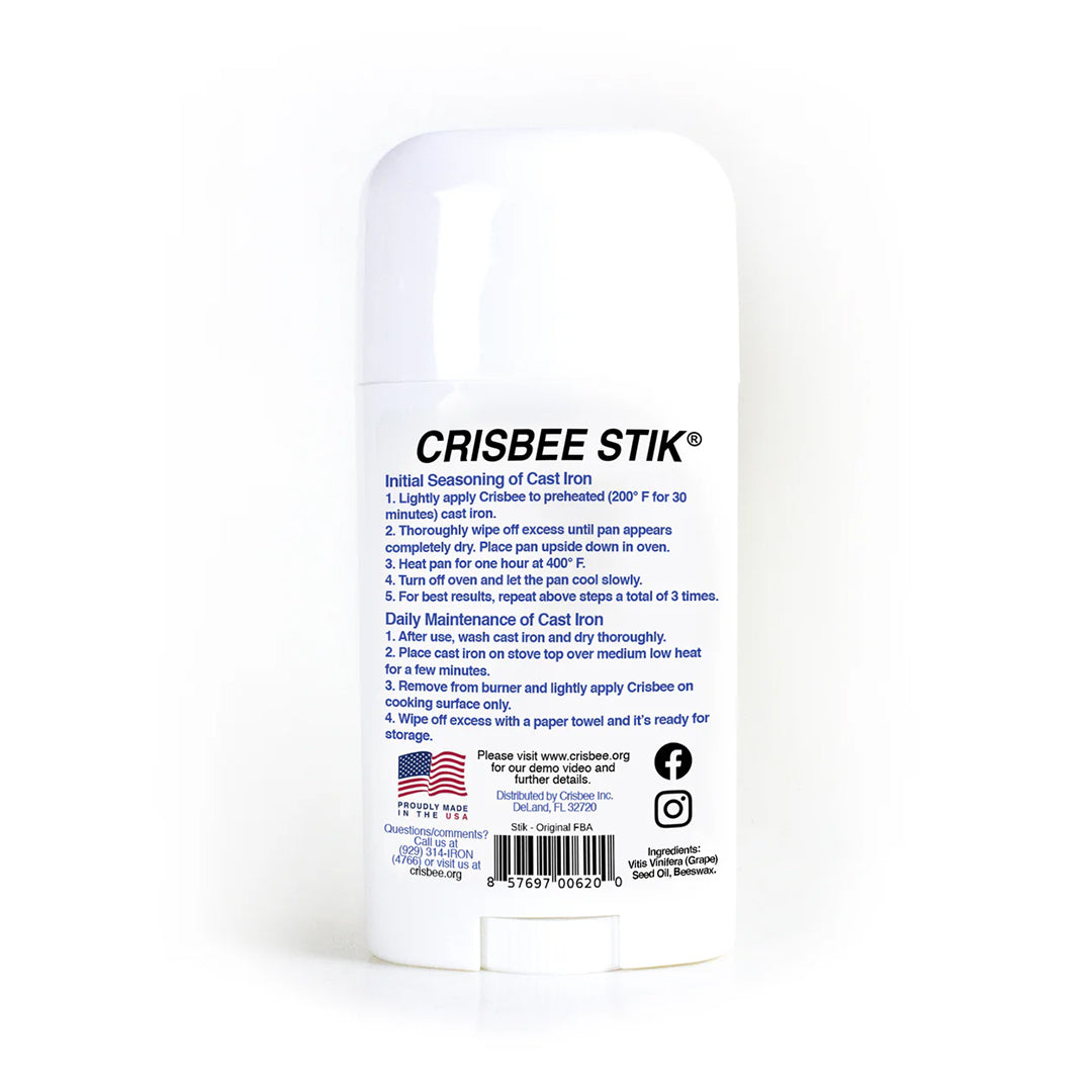 Crisbee Stik® Cast Iron Seasoning