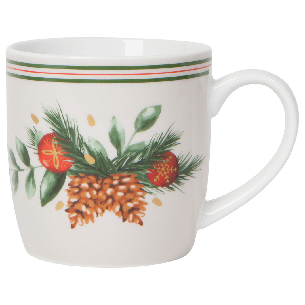 Deck the Halls Christmas Mug – 12 oz Porcelain Mug