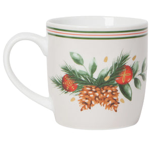 Deck the Halls Christmas Mug – 12 oz Porcelain Mug