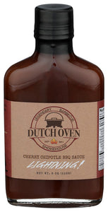 The Dutch Oven Smokehouse Lightning! Cherry Chipotle BBQ Sauce – Sweet Heat with a Stunning Twist