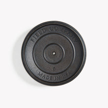 Load image into Gallery viewer, Field Company No.6 Cast Iron Skillet Lid
