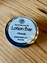 Load image into Gallery viewer, Steele Family Farm - Handcrafted Goat Milk Lotion Bar Miranda
