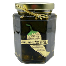 Load image into Gallery viewer, Jalapeño Gold Original – Sweet &amp; Spicy Candied Jalapeños (13 oz.)
