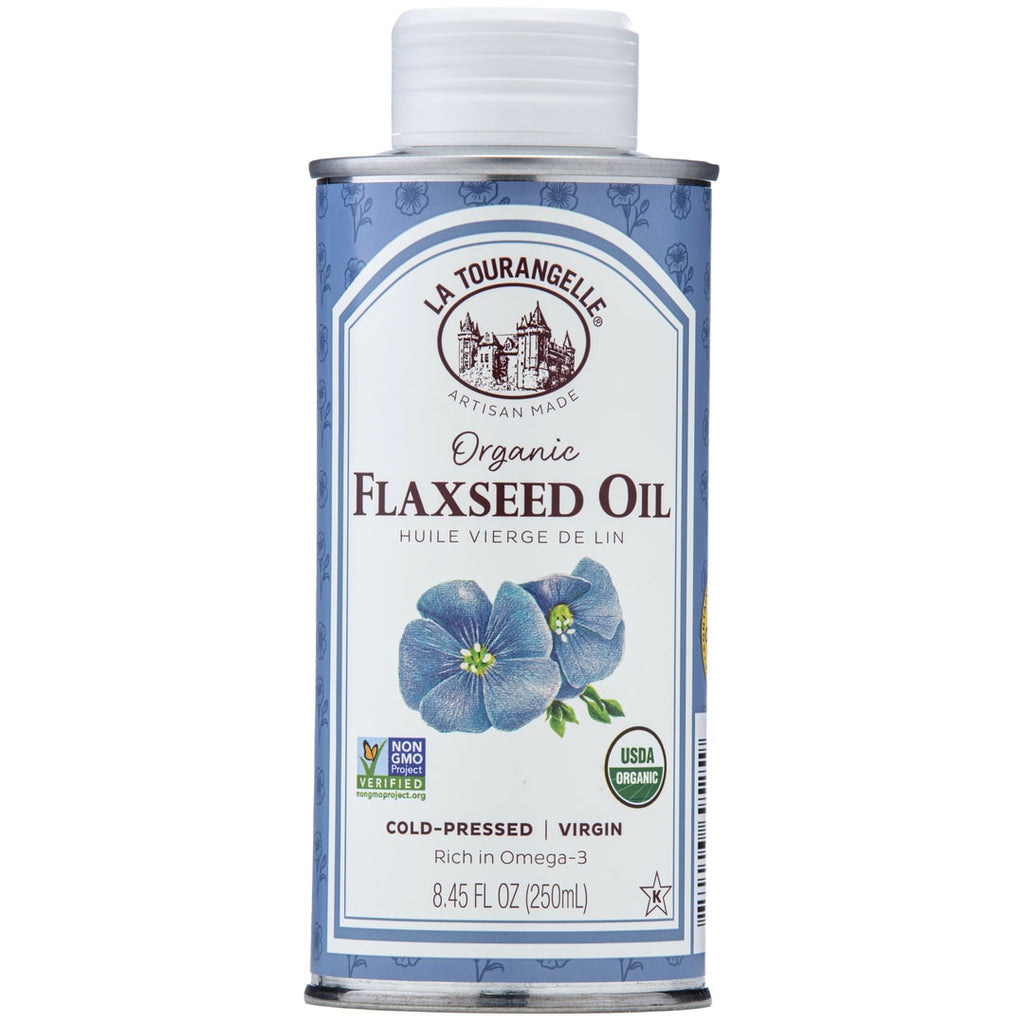 La Tourangelle Organic Flaxseed Oil|Cold Pressed Virgin 8.45 FL OZ.
