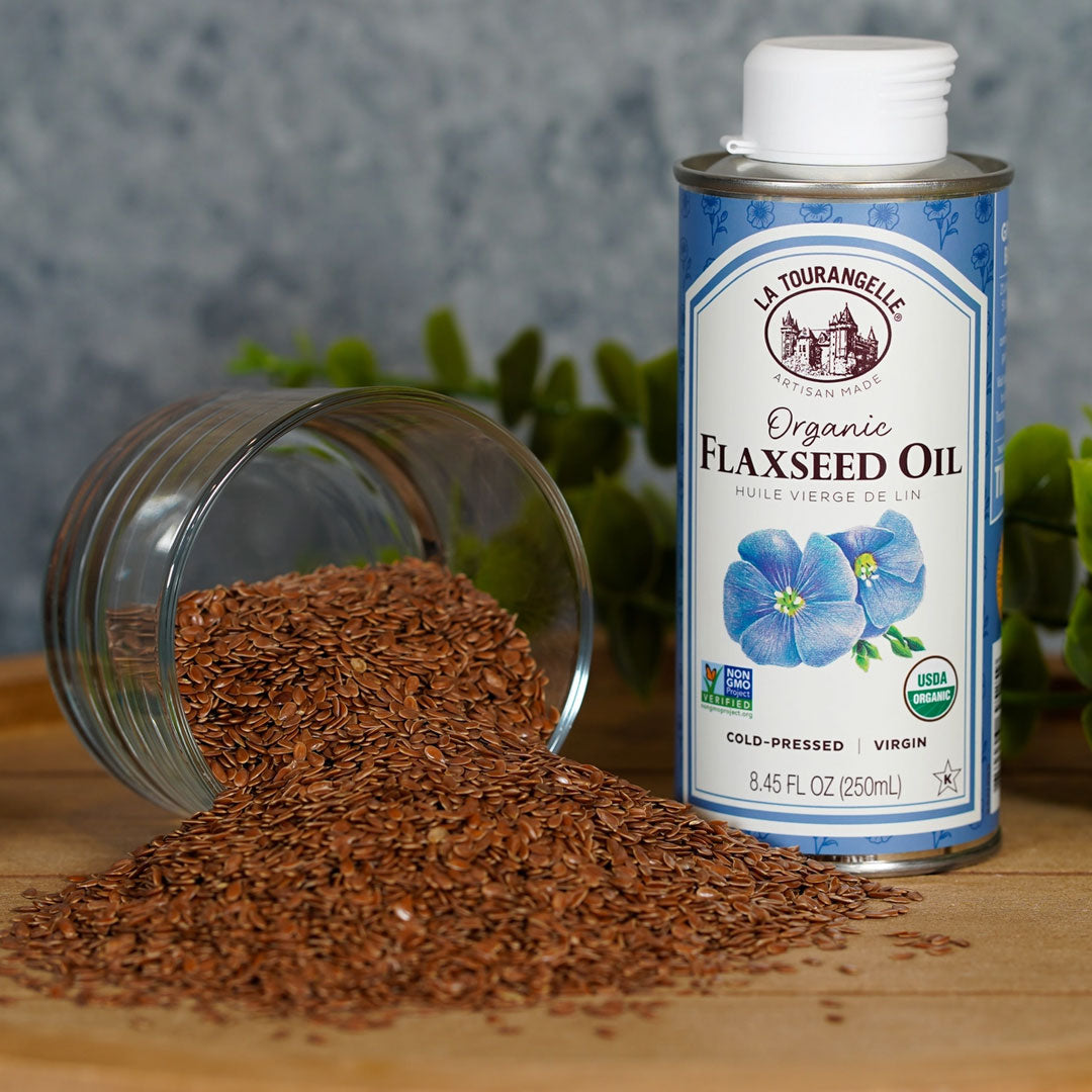 La Tourangelle Organic Flaxseed Oil|Cold Pressed Virgin 8.45 FL OZ.