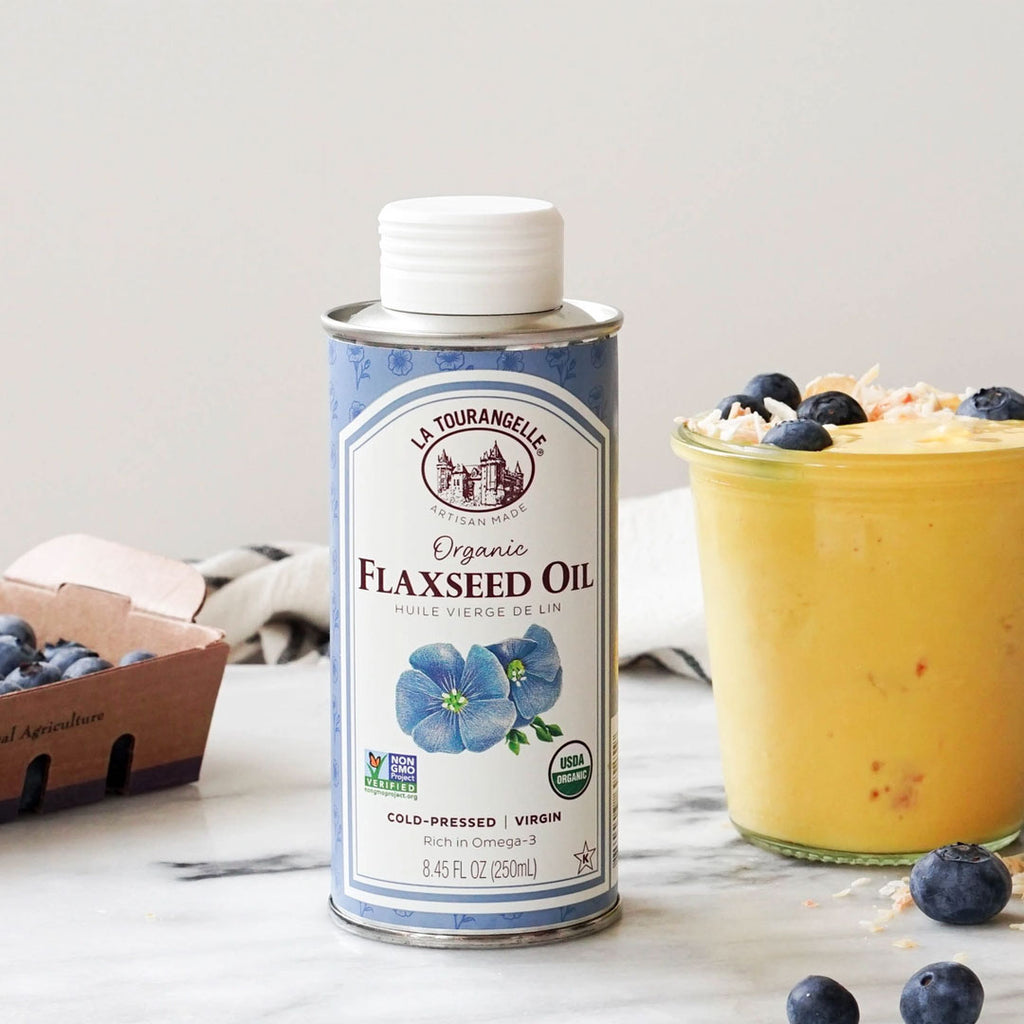 La Tourangelle Organic Flaxseed Oil|Cold Pressed Virgin 8.45 FL OZ.