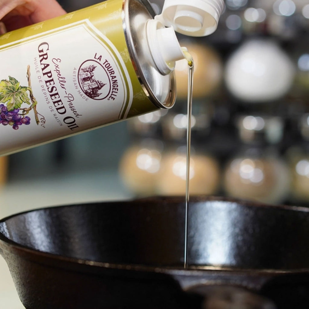 La Tourangelle Grapeseed Oil | Expeller-Pressed High-Heat Oil 16.9 Fl. Oz