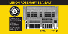 Load image into Gallery viewer, Lemon Rosemary Sea Salt by Herban Renewal Farms - 6 oz
