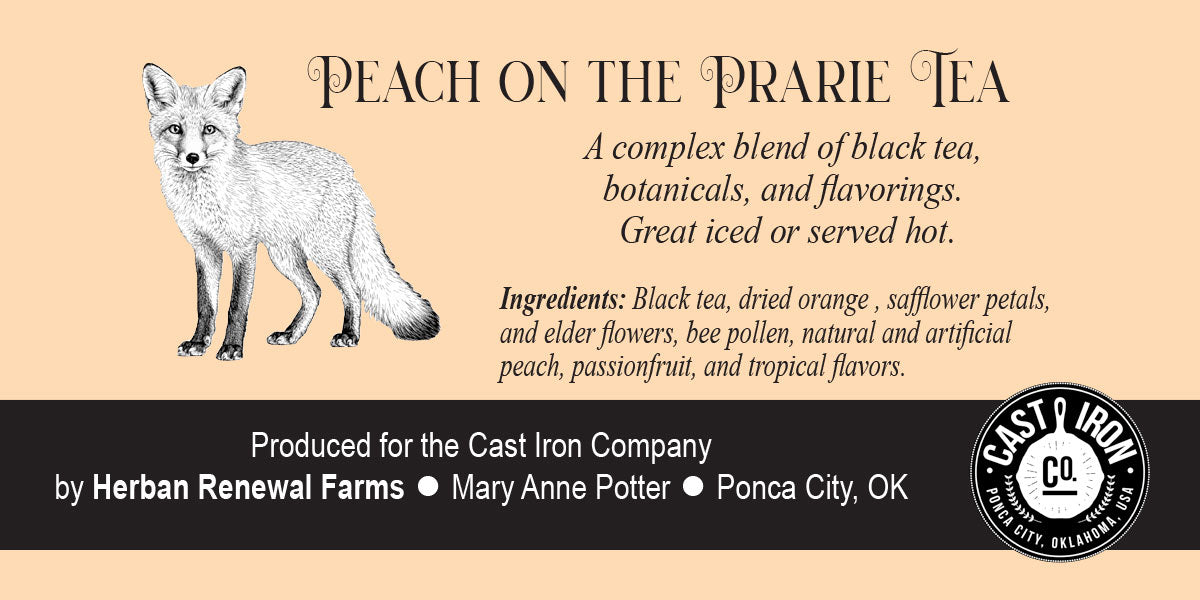 Peach on the Prairie Tea by Herban Renewal Farms