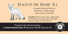Load image into Gallery viewer, Peach on the Prairie Tea by Herban Renewal Farms
