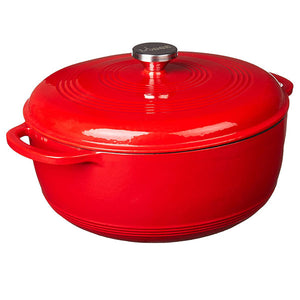 Lodge XL 4.5 Quart Red Essential Enamel Cast Iron Dutch Oven