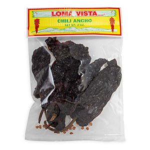 Loma Vista Ancho Chile 2oz – Sweet & Smoky Flavor