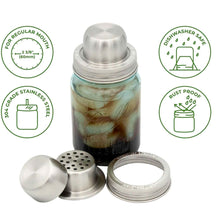 Load image into Gallery viewer, Mason Jar Shaker Cocktail Shaker Lid with Stainless Steel Band (Regular Mouth) by Mason Jar Lifestyle
