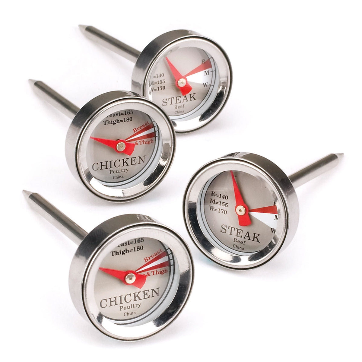 Maverick Mini Steak & Chicken Thermometer Set, 4 Piece