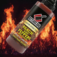 Load image into Gallery viewer, Peach &amp; Pepper BBQ Glaze "Flavor over Fire"
