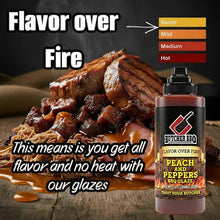 Load image into Gallery viewer, Peach &amp; Pepper BBQ Glaze "Flavor over Fire"
