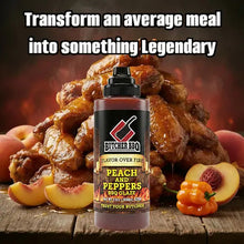 Load image into Gallery viewer, Peach &amp; Pepper BBQ Glaze "Flavor over Fire"
