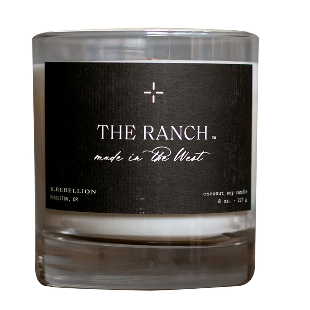 R. Rebellion The Ranch Candle – 8 oz in Reusable Whiskey Glass