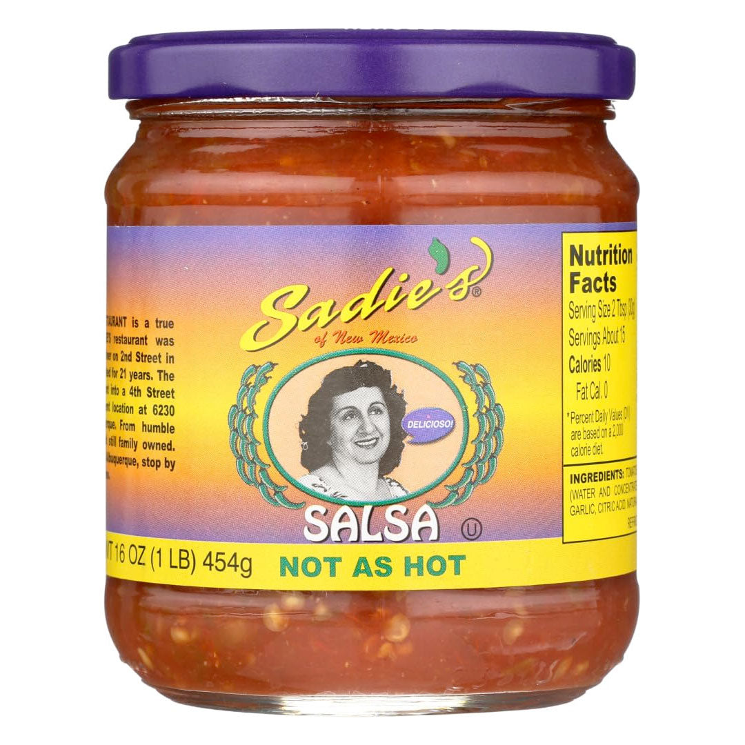 Sadie’s of New Mexico “Not As Hot” Salsa - 16 oz