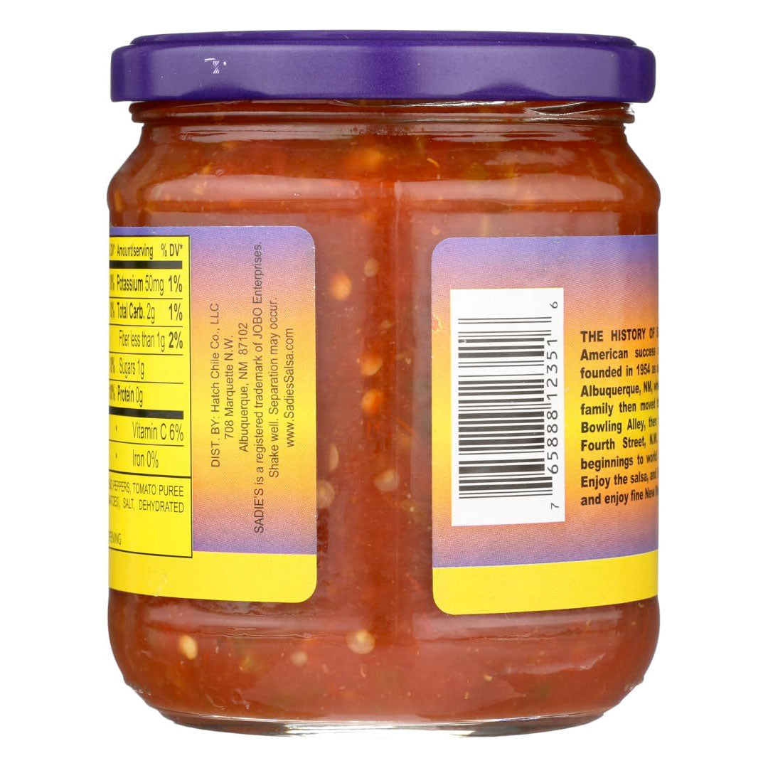 Sadie’s of New Mexico “Not As Hot” Salsa - 16 oz