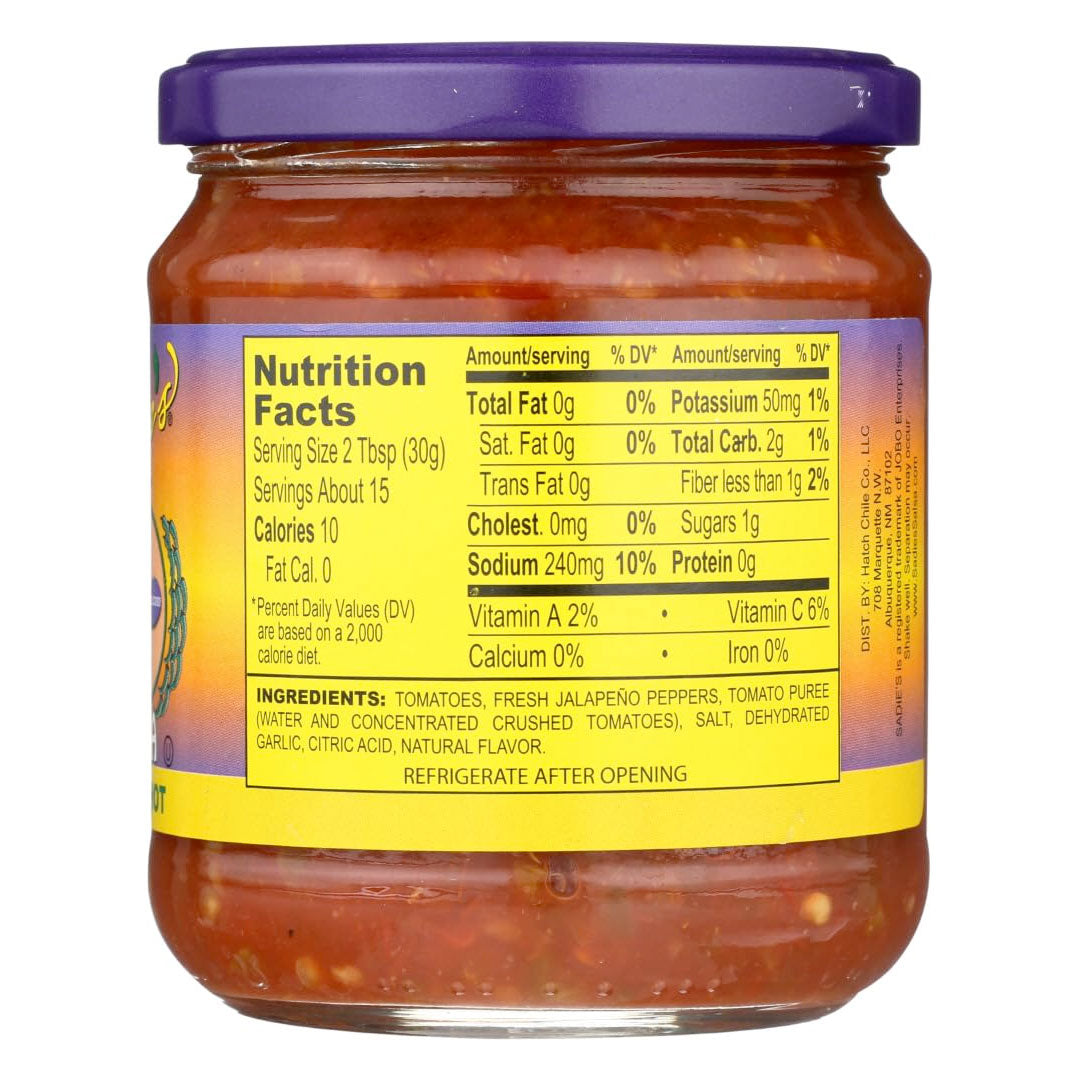 Sadie’s of New Mexico “Not As Hot” Salsa - 16 oz